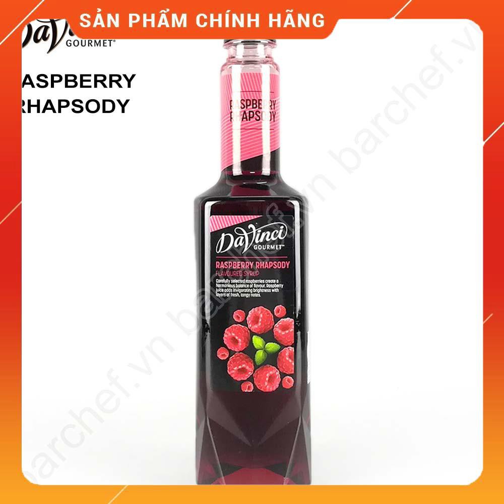 Siro Phúc bồn tử Davinci Gourmet (Raspberry Rhapsody syrup) - chai 750ml  - Hàng chính hãng