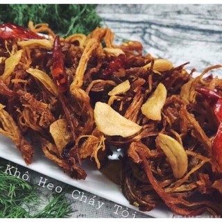khô heo cháy tỏi 500g