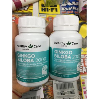 Ginkgo Biloba Healthy Care Úc 2000mg  --- 100V