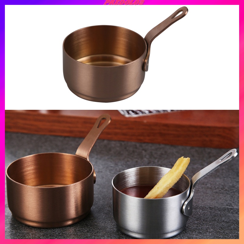 Sauce Dipping Bowl Condiment Tapas Salad Dip Sauce Home Cup Stainless Steel