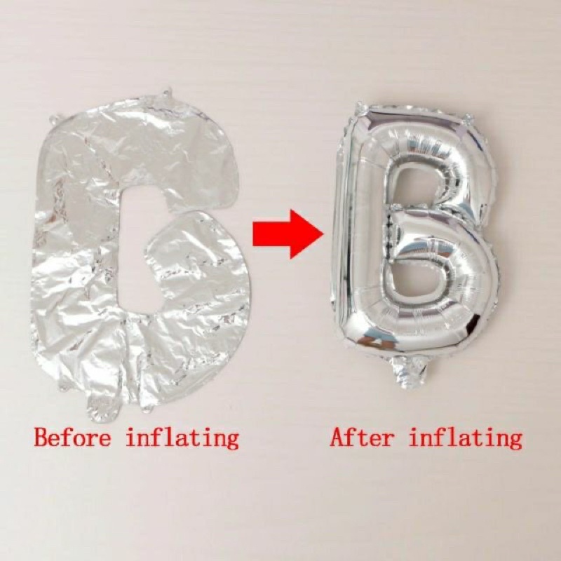 (FREESHIP)Bóng chữ cái màu Bạc dùng để ghép tên ,ghép chữ theo nhu cầu