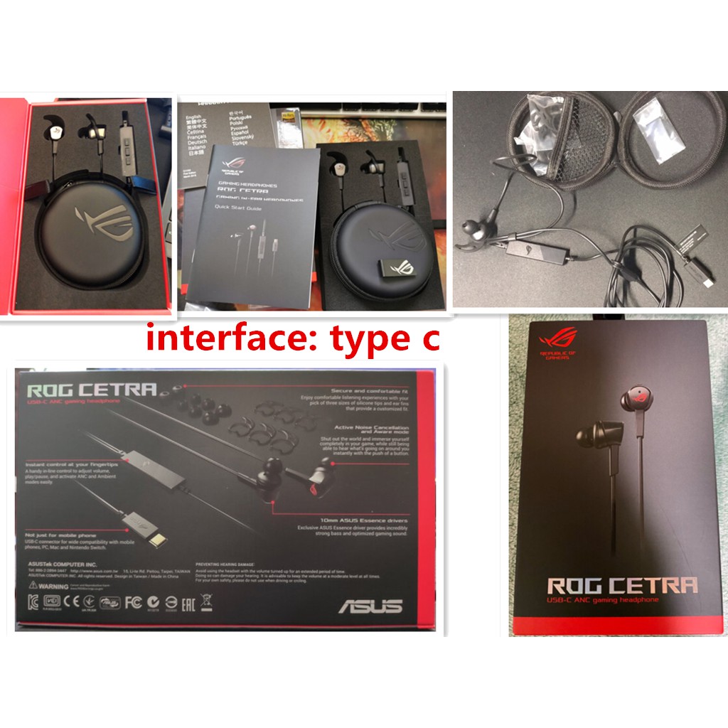 Tai Nghe Chơi Game Chuyên Dụng Cho Asus Rog Cetra