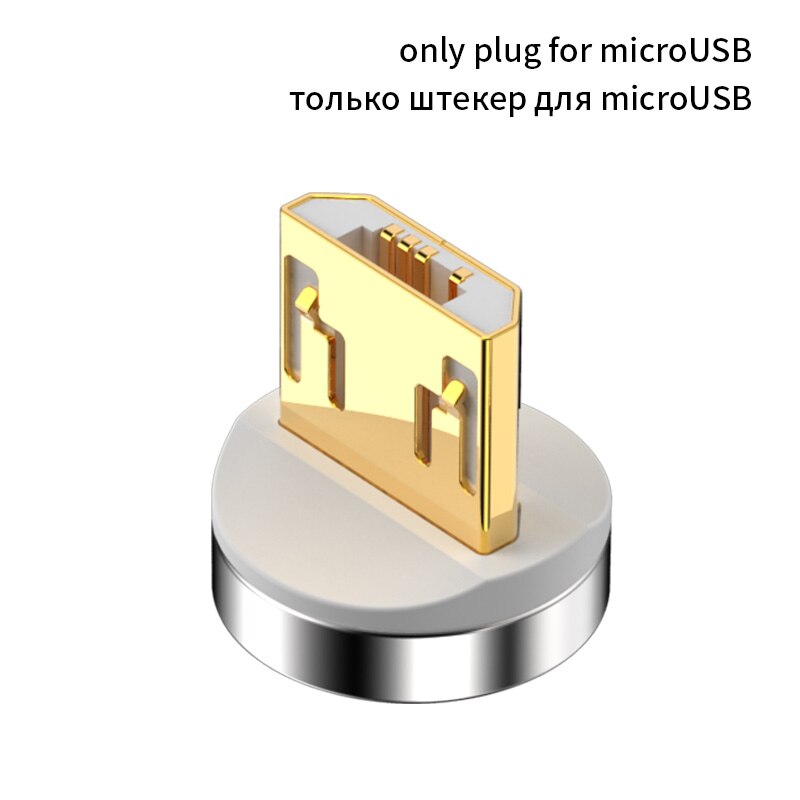 Cáp Sạc Từ Tính Rock Sạc Nhanh 3A Giắc Cắm Micro USB/Type C/iPhone Tùy Chọn Có Thể Mua Riêng Cho Iphone Samsung Xiaomi