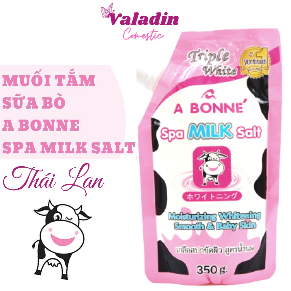 Muối tắm sữa bò ABONNE Spa Milk Salf 350g