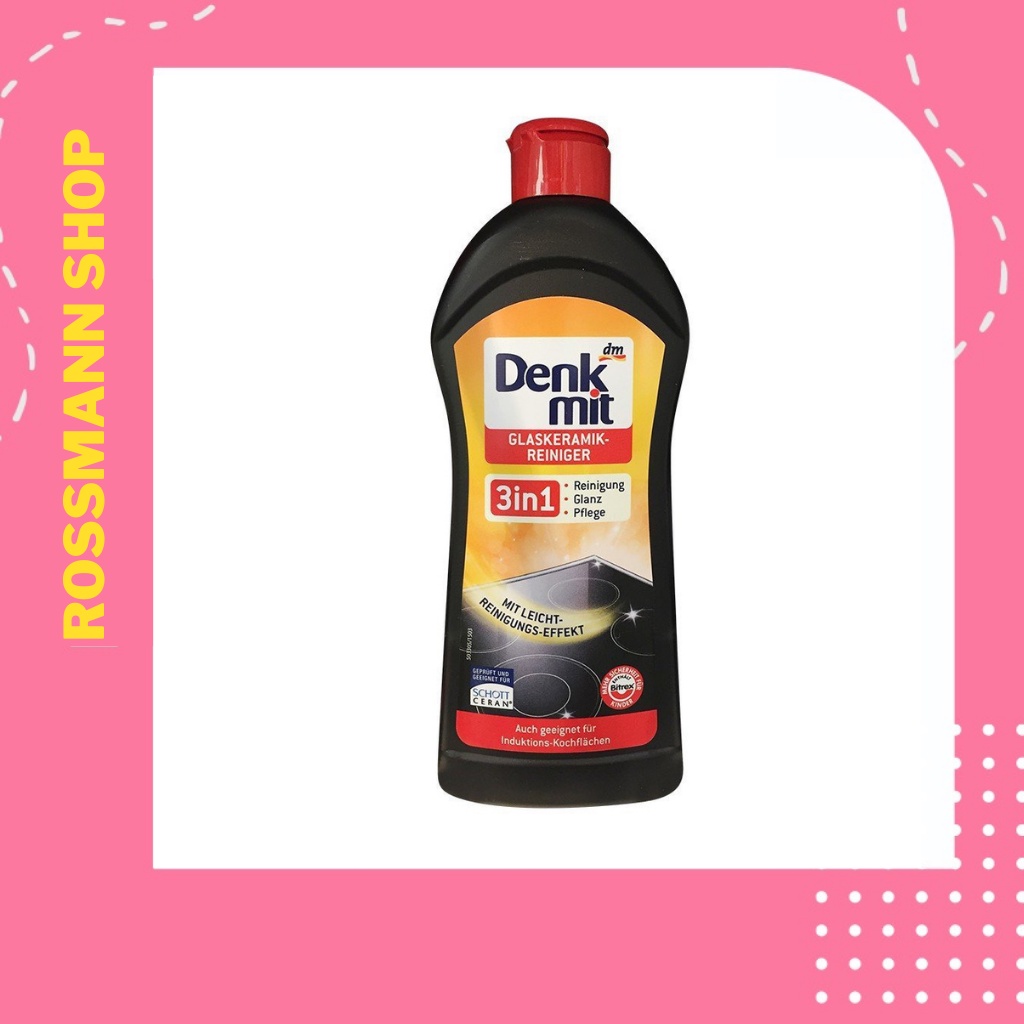 Dung dịch vệ sinh bếp từ, bếp điện denkmit  300ml  - Hallo Hallo