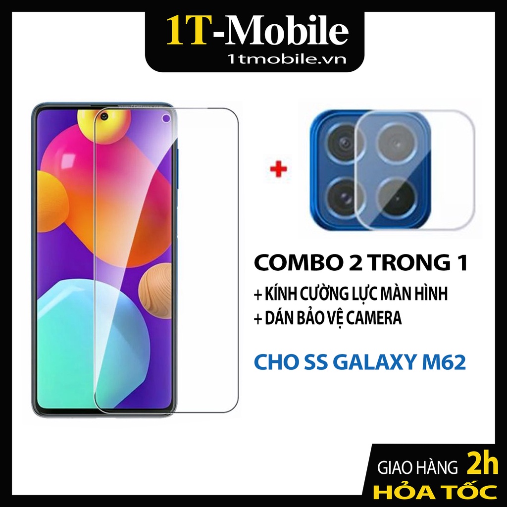 Kính Cường Lực màn hình + Camera cho Samsung Galaxy M62/A52/A72