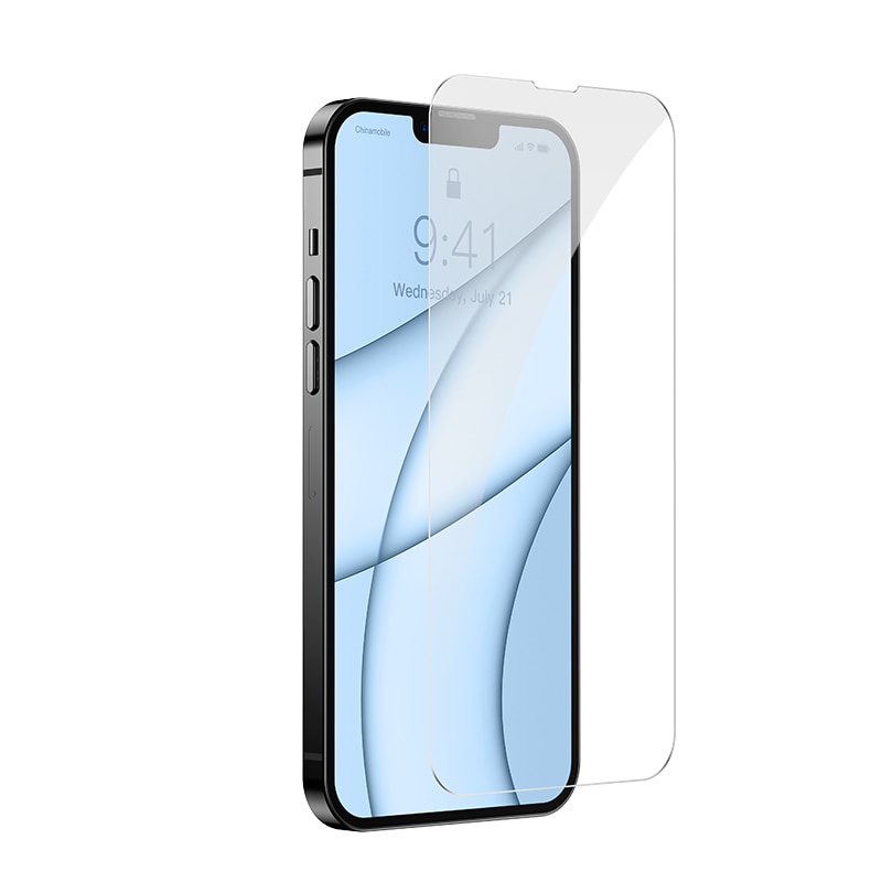 BASEUS Set 2 kính cường lực siêu mỏng 0.3mm bảo vệ màn hình cho iPhone 13 Pro 13 Max