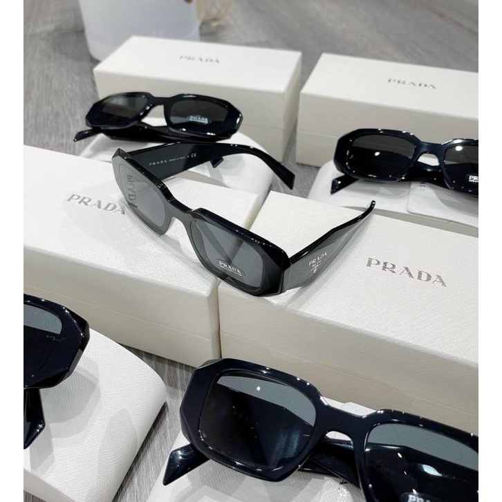 MẮT KÍNH MÁT RÂM PRAD NỮ CHANH SẢ DÁNG VUÔNG NHỎ 761