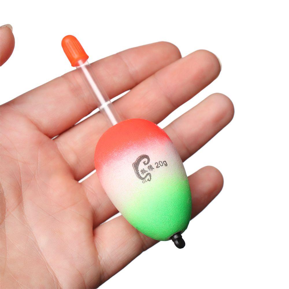 MUVAKO Set 5 Phao Câu Cá Dạ Quang Bằng Nhựa Chất Lượng Cao