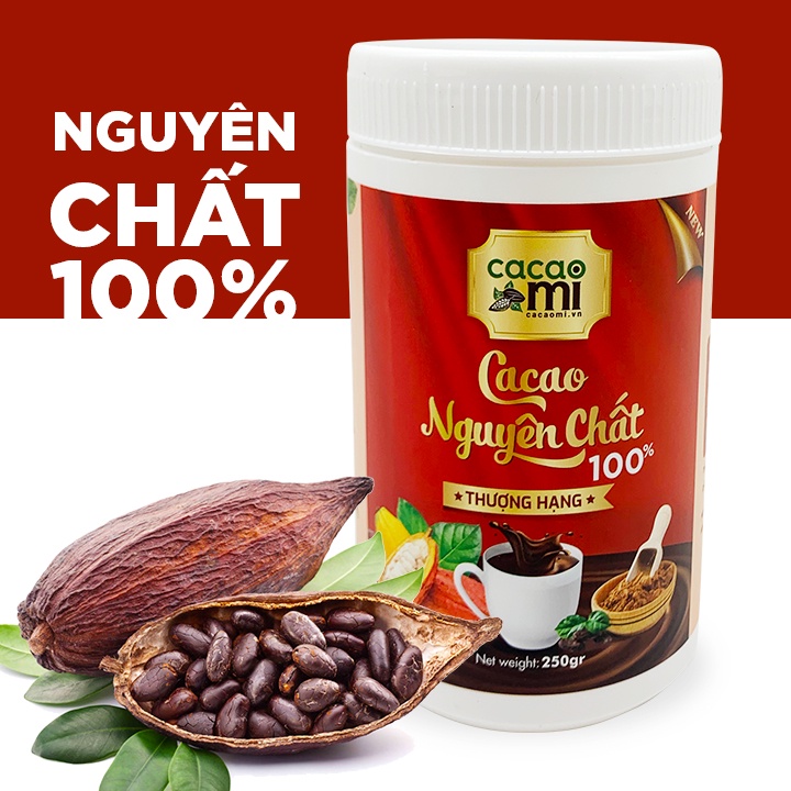 Bột cacao thuần chay đậm đà ca cao nguyên chất mix 4 vị cà phê, sữa dừa, socola - Thức uống hỗ trợ tim mạch, trí nhớ