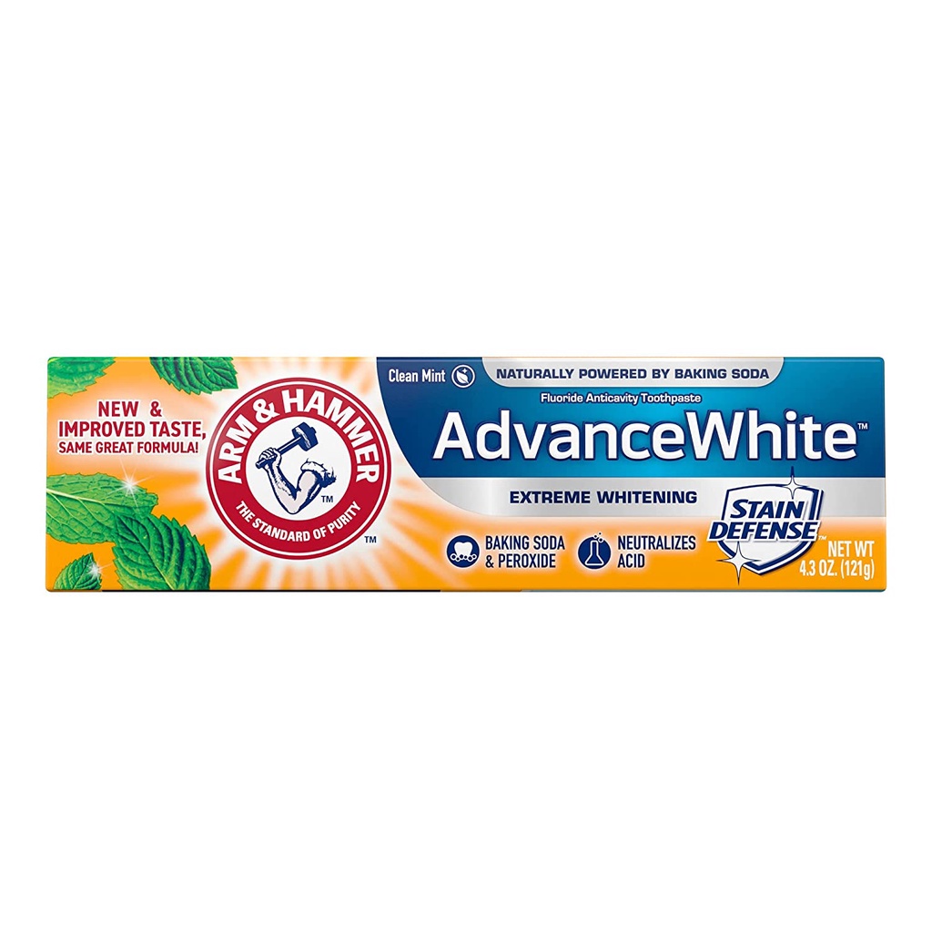 1 Tuýp Kem đánh răng ARM & HAMMER làm trắng răng. Arm & Hammer Advance White Extreme Whitening Toothpaste 6oz (170g)