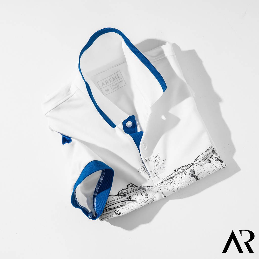 Áo polo nam trơn cổ trụ Hình in 3d  thun cao cấp from chuẩn thiết kế phong cách sang trọng,AREMI  APL0015 | BigBuy360 - bigbuy360.vn