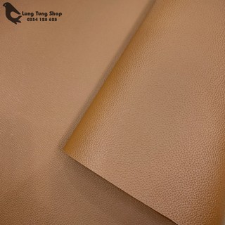 Vải da simili - vải giả da màu nâu khổ 1,4m ( HÌNH ẢNH DO SHOP TỰ CHỤP )