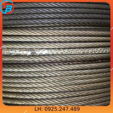Dây cáp Phi [ 8mm ] INOX 304 CÁP THÉP Thái Bình VinàN