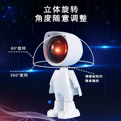 Đèn Ngủ Hình Robot Hoàng Hôn Độc Đáo