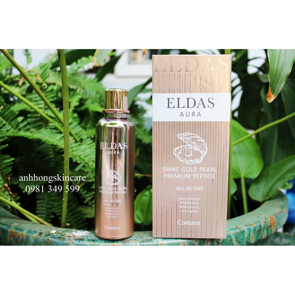 Serum Eldas AURA Shine Gold Pearl Premium Peptide 100ml ( chai )