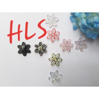 Hoa 6 cánh làm cột tóc, center