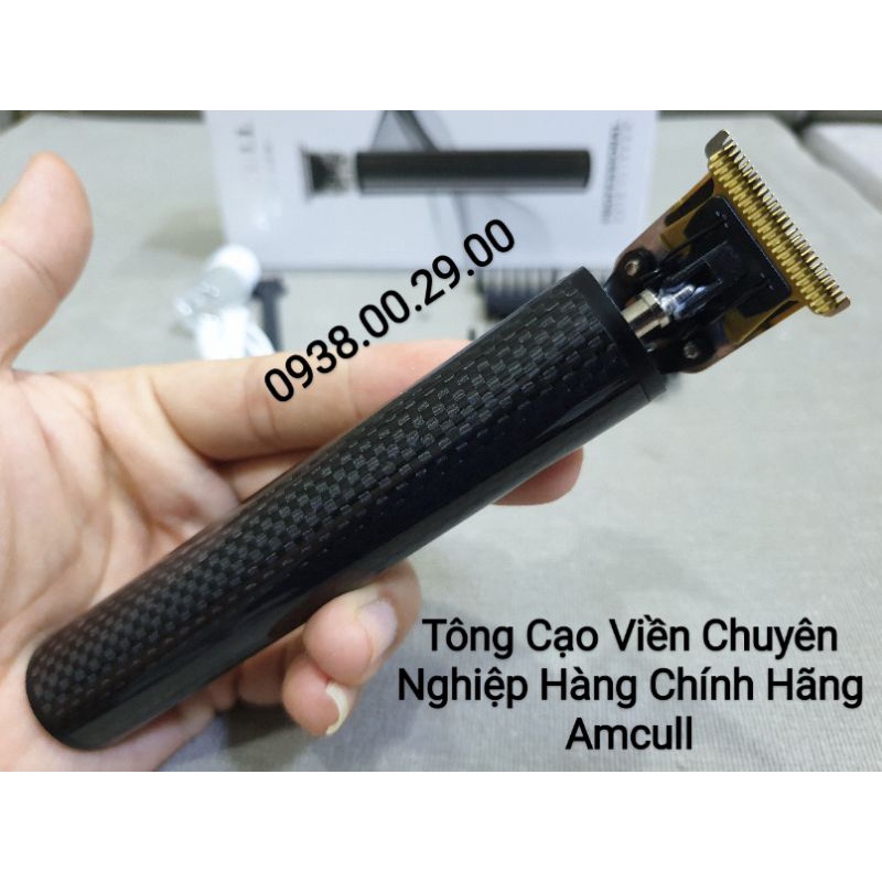 Tông Đơ Chấn Viền Chuyên Nghiệp AmCull SH180 Lưỡi Thép 440C Hàng Chính Hãng.(Ảnh thật)