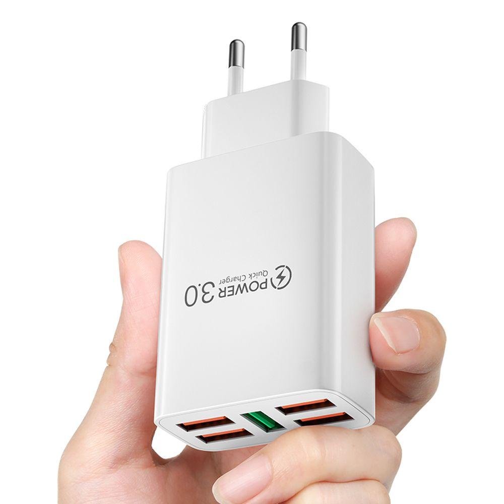 Củ Sạc Nhanh Với 5 Cổng USB Cho Điện Thoại