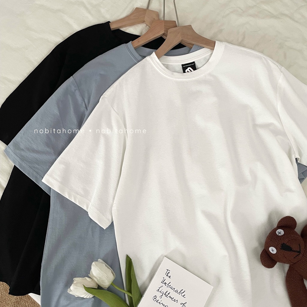 NOOBITA - ÁO THUN TAY NGẮN TRƠN MÀU BANBURY