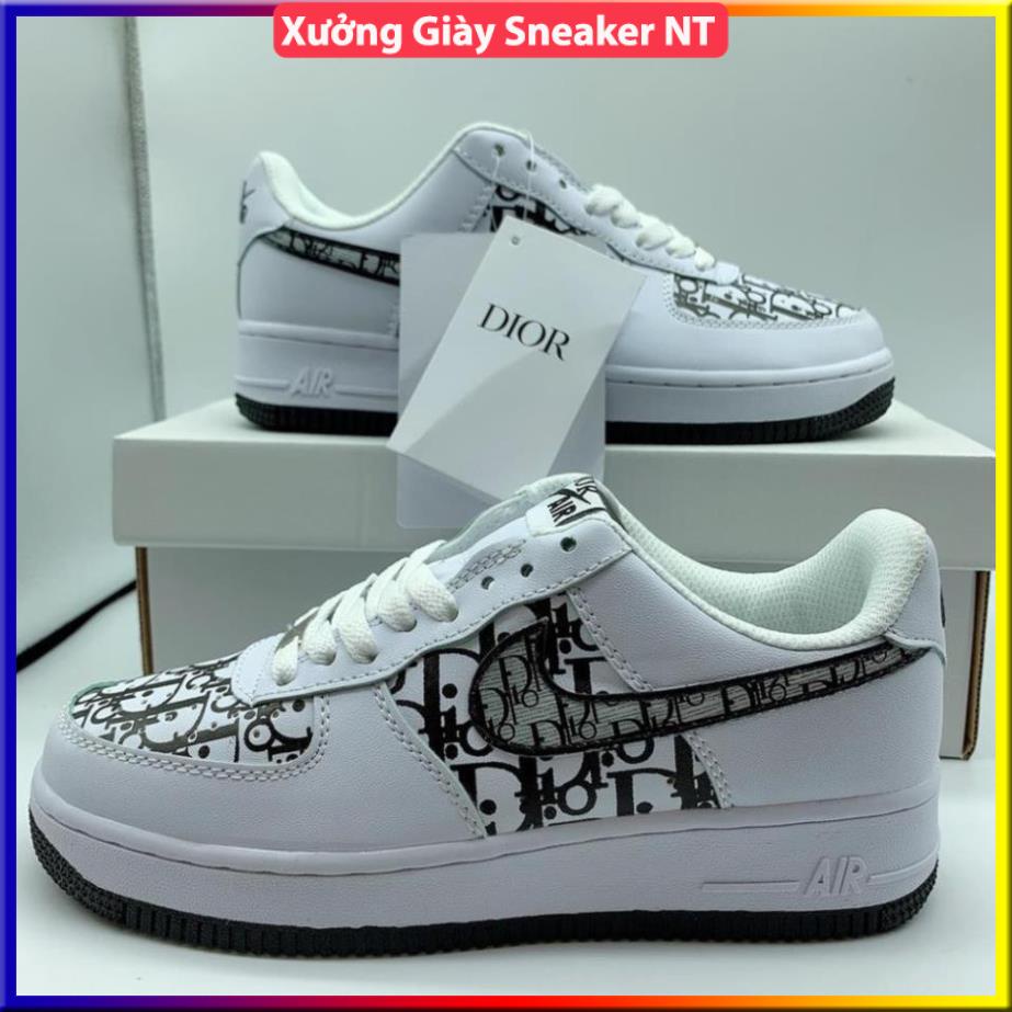 Giày thể thao nike_dior đế xám đê đen, Giày sneaker nam nữ AF1 dior cao cấp Full Box Bill | BigBuy360 - bigbuy360.vn