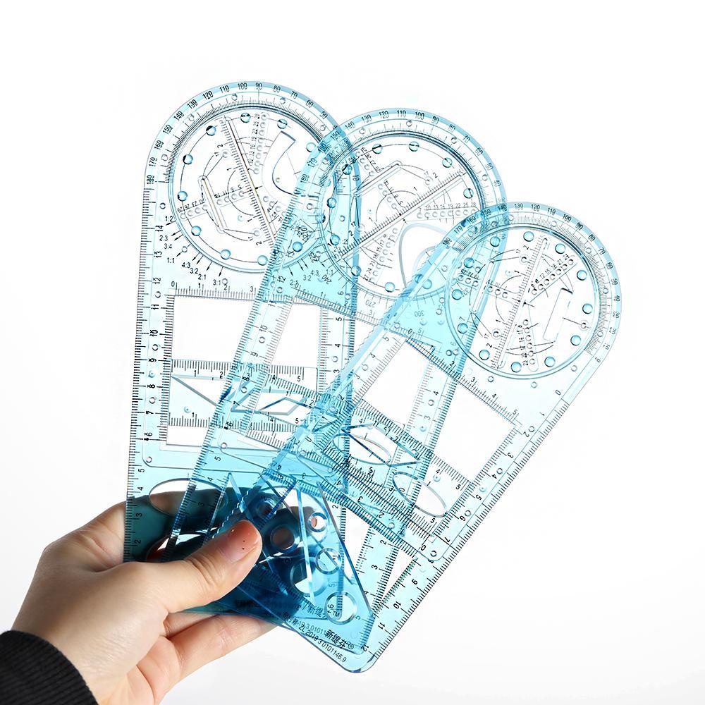 Thước Vẽ Hình Học Đa Năng Có Thể Xoay Được Tiện Dụng Cho Văn Phòng / Tr