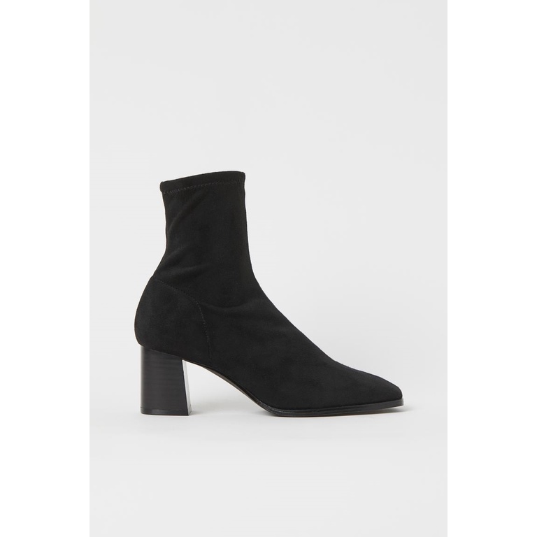 Boot vải mềm HM cao 6cm đi êm - Không mỏi chân