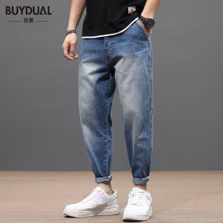 Quần Jeans Form Rộng Phong Cách Retro Cho Nữ