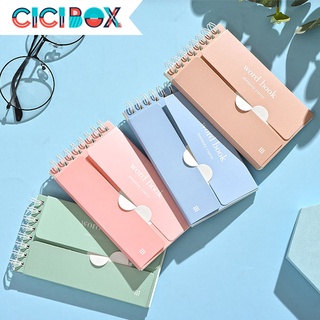Sổ học từ vựng ngoại ngữ Sổ ghi nhớ, Sổ tay cute 80 trang nhiều màu sắc xinh xắn CICIBOX