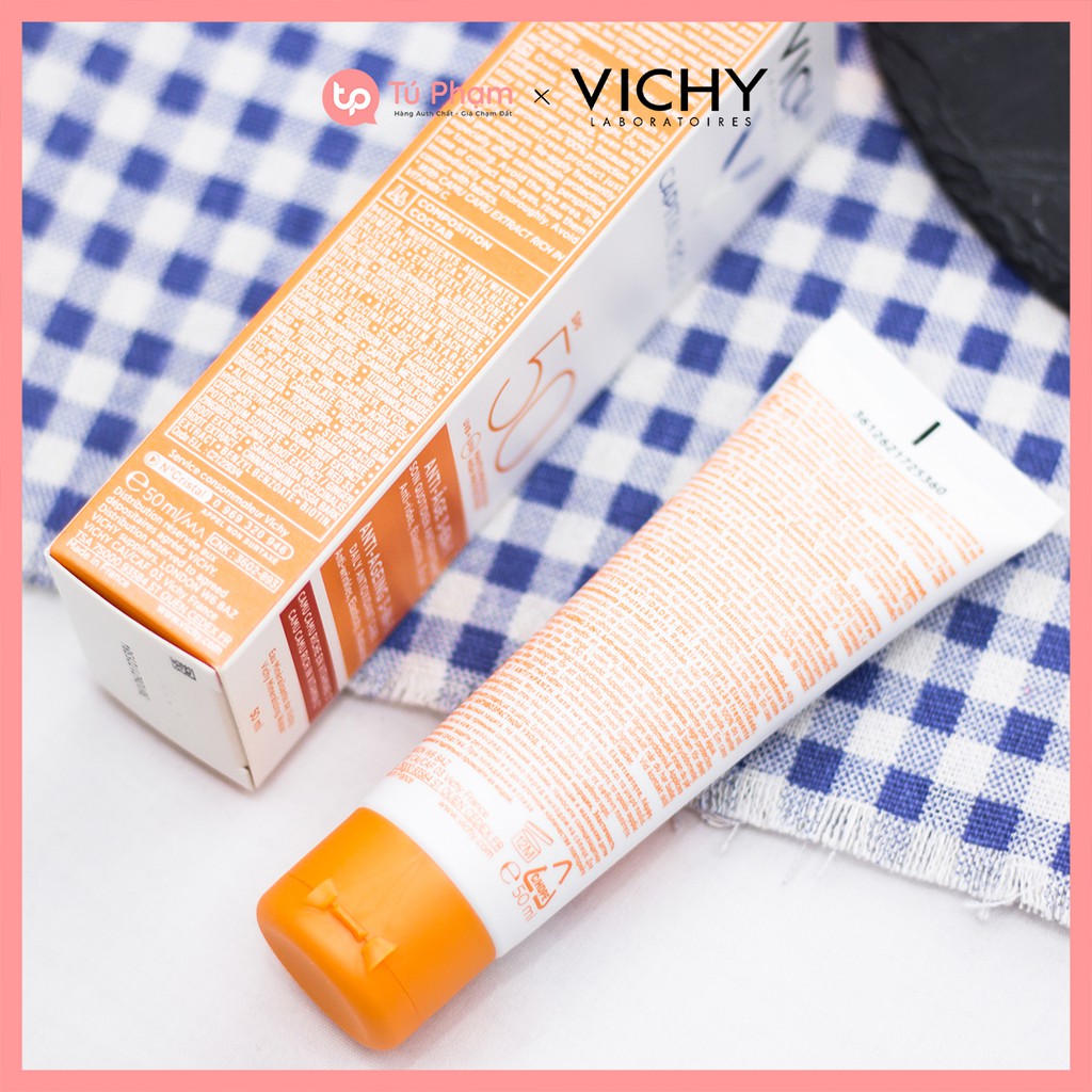 Kem Chống Nắng Vichy Capital Soleil SPF 50 Anti-Ageing 3-in-1 50ml