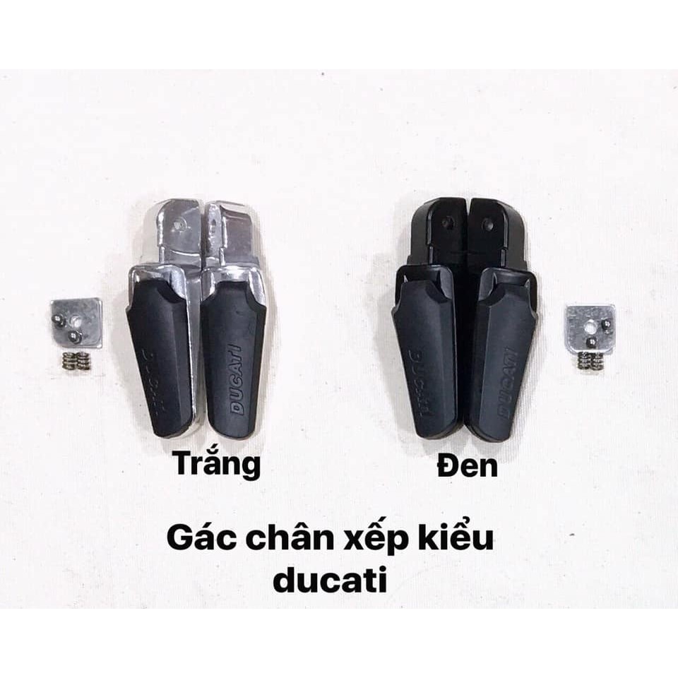 Gác chân sau xe máy kiểu Ducati