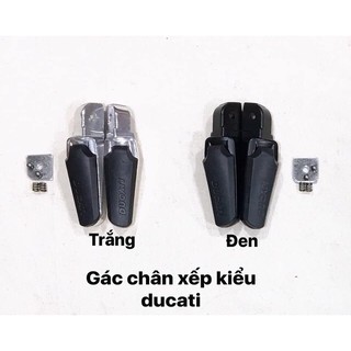 Gác chân sau xe máy kiểu Ducati