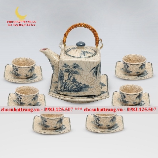 5 mẫu ấm chén men rạn độc đáo