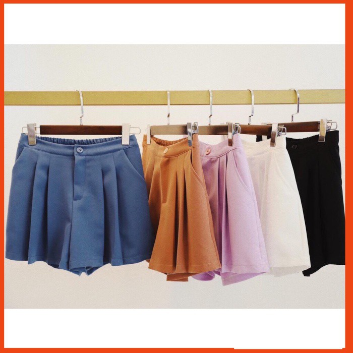 Quần Short Nữ Giả Váy Fullsize Chất Tuyết Mưa Cực Kỳ Hợp Trend