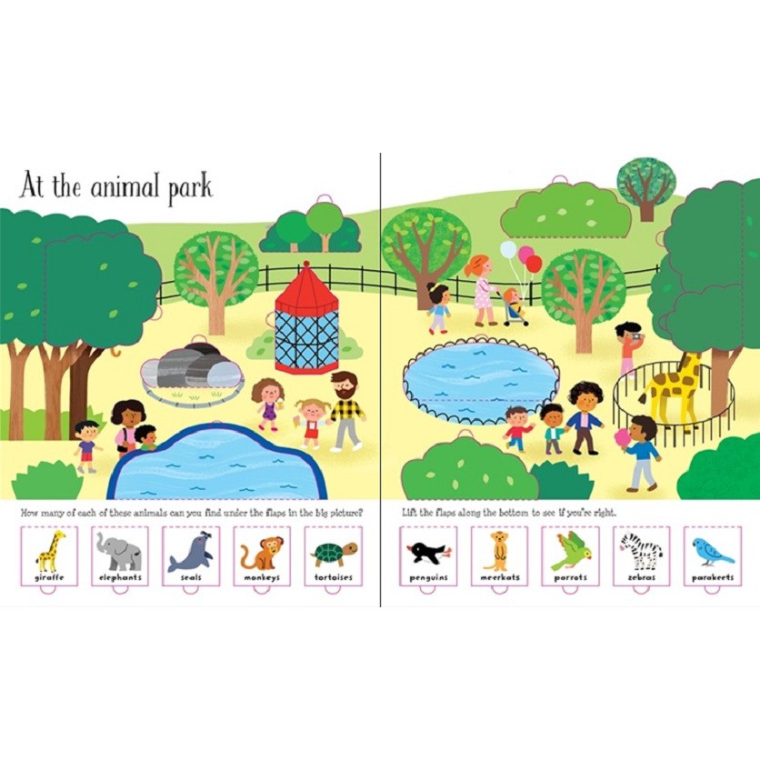 Sách - Anh: Lift The Flap First Maths