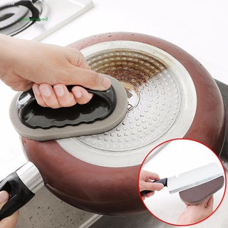 Miếng Bọt Biển Cầm Tay Phối Lớp Chà Nhám Dùng Để Chùi Nồi Chảo / Mài Sắt Lưỡi Dao Đa Năng