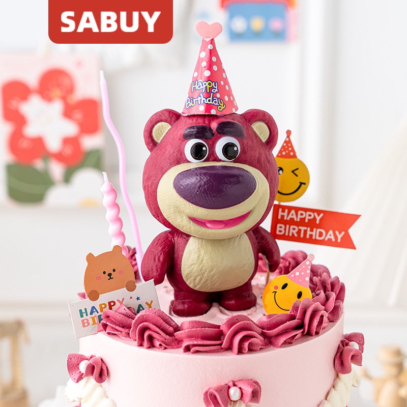 Gấu Bông Tráng Miệng Dễ Thương Để Bàn Trang Trí