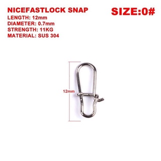Khóa Lure Snap - Bộ Combo 10 chiếc Khóa Lure Snap Lure _ Chuyên Dùng Câu Lure Pk2