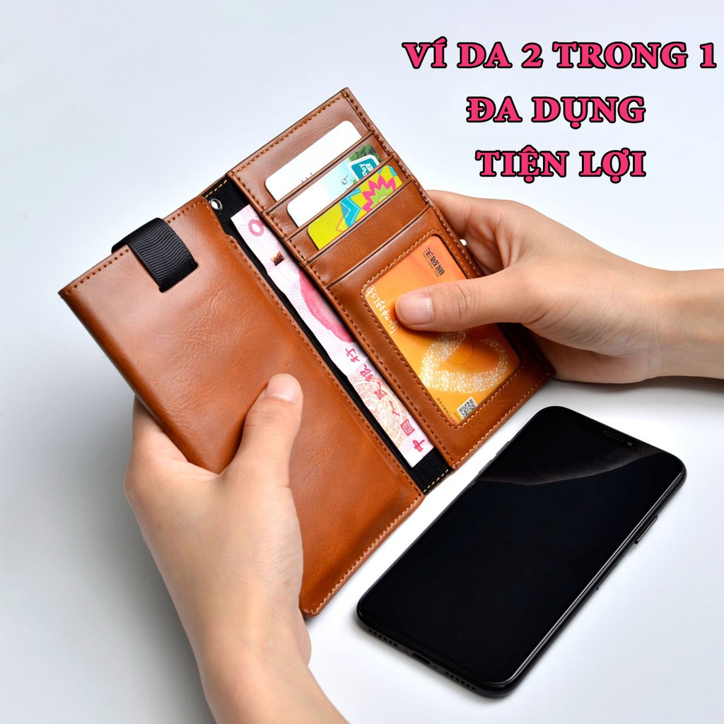 bao da kèm ví puloka