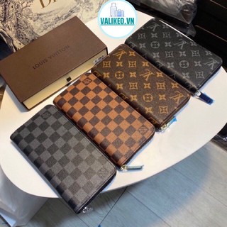 Ví Nam Nữ dài cầm tay thời trang cao cấp LV kẻ ô cao cấp giá rẻ phong cách vintage