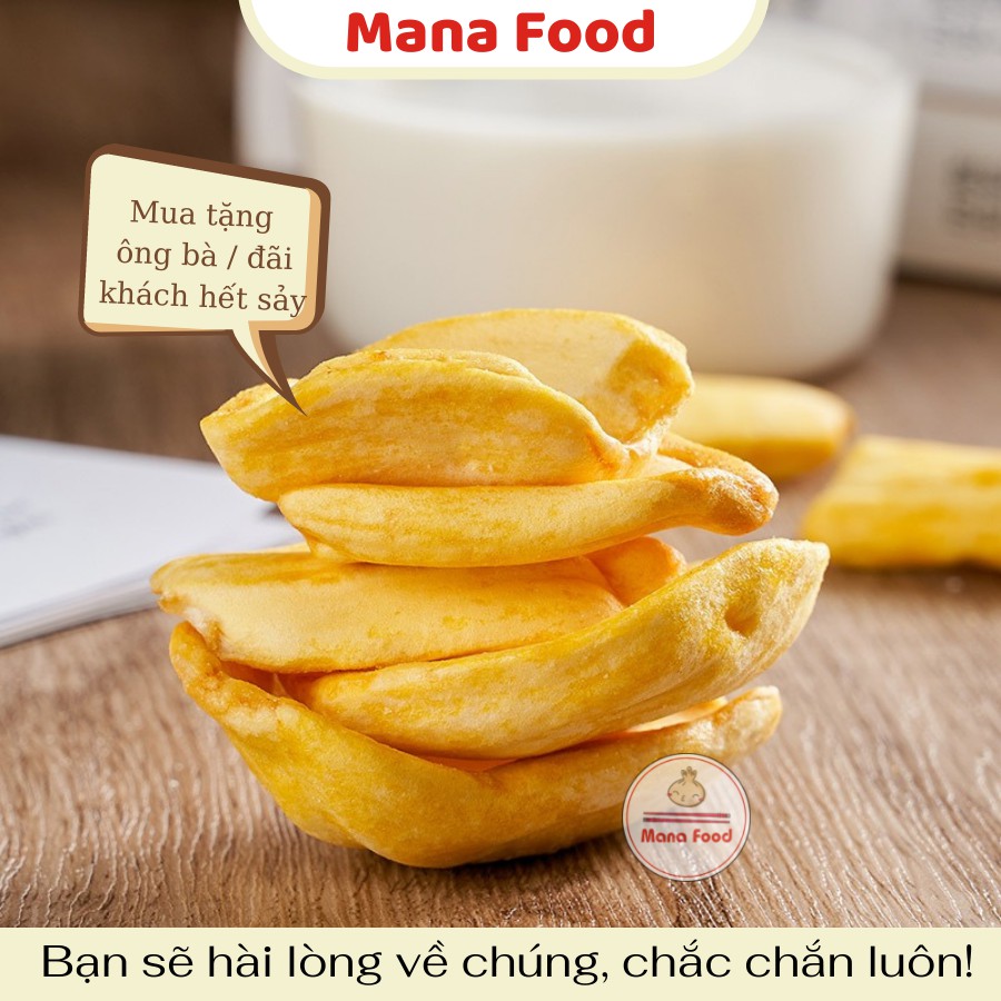 200G Mít Thái Sấy Giòn Mana Food, mít sấy dẻo, trái cây sấy | Mít đặc sản Tiền Giang Giòn - Ngọt - ATVSTP