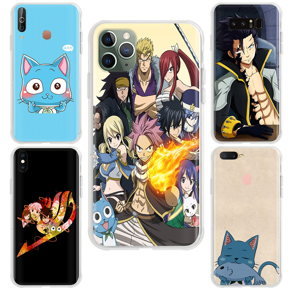 Bo-190 Ốp Điện Thoại Mềm Họa Tiết anime fairy tail Cho vivo y22s y16 y02 y02s y01 v25 v25e x80 pro