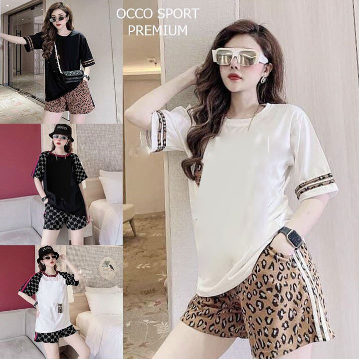 BỘ ĐỒ SHORT NỮ THỂ THAO PHỐI HỌA TIẾT 3D TT40_SIÊU MÁT MỊN_100% cotton [HÀNG XUẤT NHẬT-HÀN QUỐC]