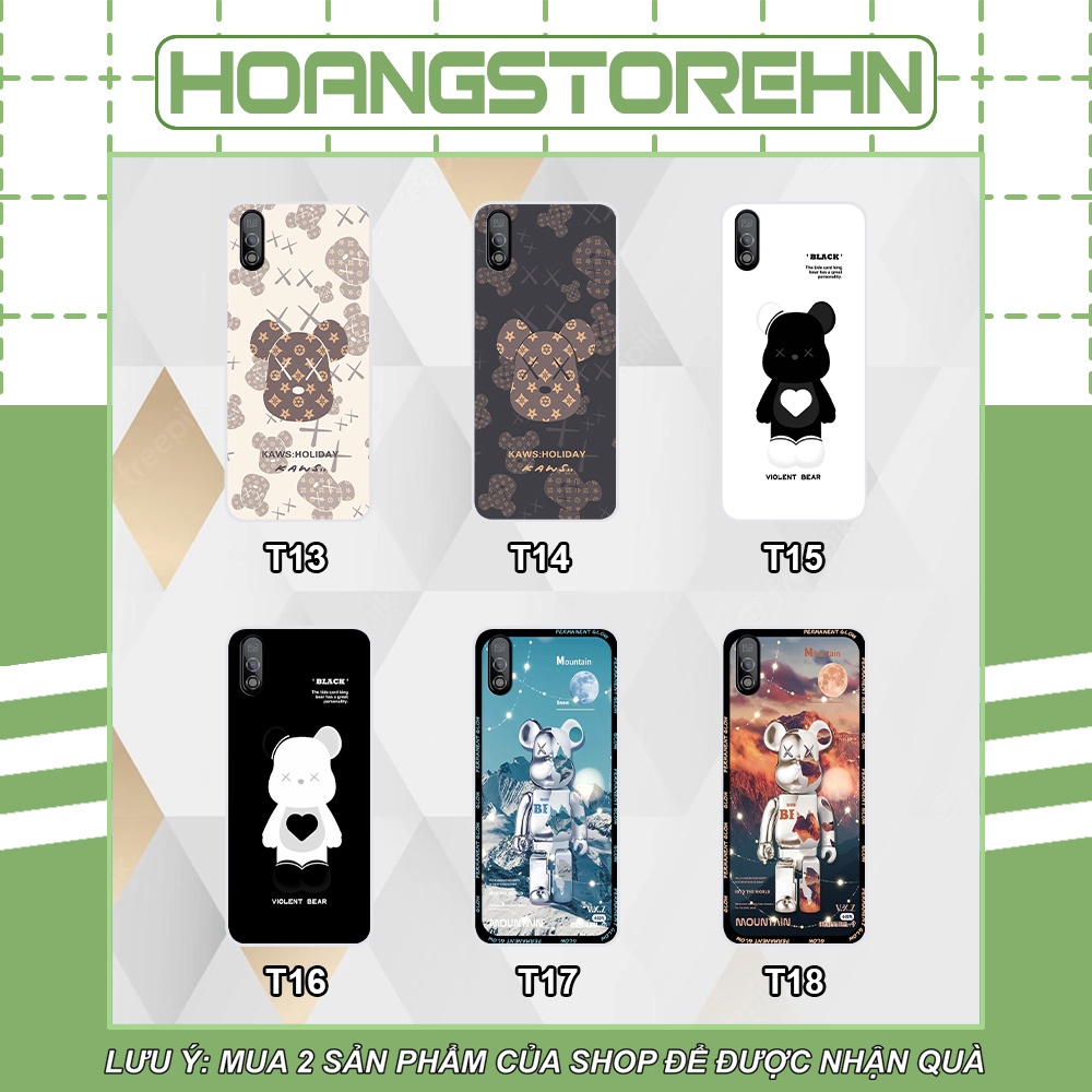 Ốp Vsmart Bee / Bee 3 in hình họa tiết Mountain, Be@rbrick dễ thương (T13 - T18)