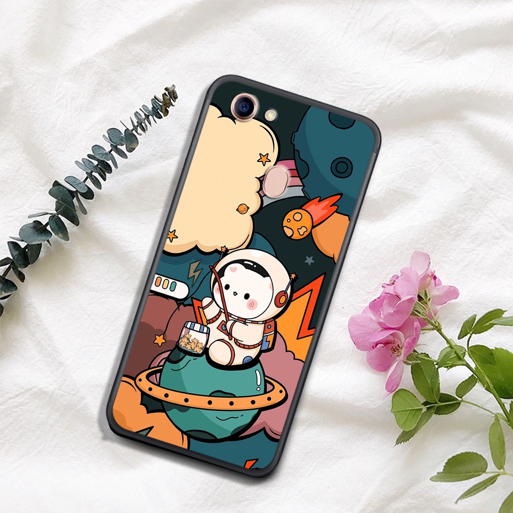 [ SIÊU HOT] ỐP LƯNG OPPO F5/F7 , IN HÌNH ASTRONAUT TIỂU ĐỘI PHI-HÀNH-GIA, MÀU SẮC CỰC BẮT MẮT