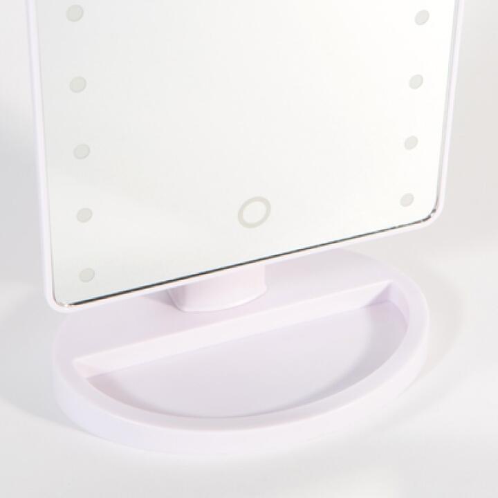 Gương Trang Điểm ARTBOX Hàn Quốc Màu Trắng Đèn LED Tiện Lợi