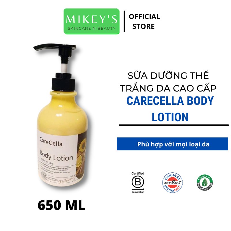 Sữa dưỡng thể CHỐNG NẮNG Carecella Mikeybeauty92 TRẮNG DA chính hãng Hàn Quốc (650 ml) | BigBuy360 - bigbuy360.vn