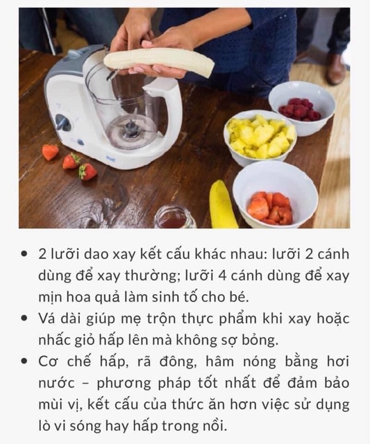 Máy Xay Hấp NUK