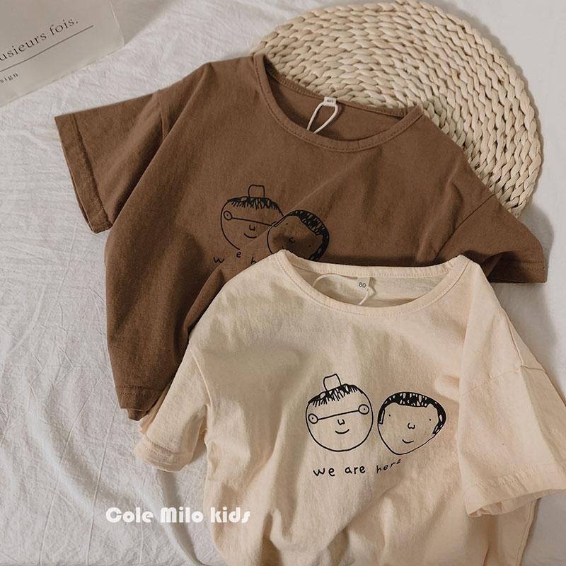 Áo Thun Cotton Lanh Tay Lỡ Phong Cách Nhật Bản Hàn Quốc Thời Trang Mùa Hè Hàng Mới Dành Cho Bé Trai Gái 2022