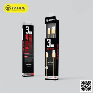 Cáp Sạc Lightning Titan CA16